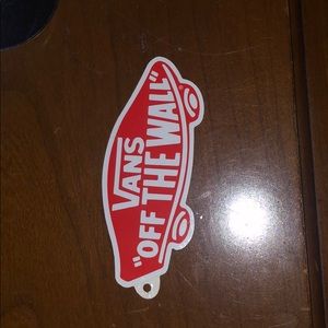 VANS STICKER!!!